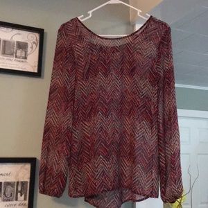 Multi colored blouse